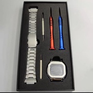 Bnb Metal (316L) bezel bracelet G Shock DW 5600 series Silver