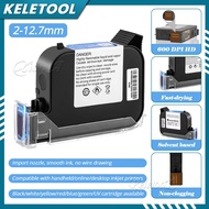 Handheld Inkjet Printer Cartridge 2588 Unencrypted ink Cartridge Black Quick-Drying Cartridge 12.7mm