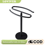 Hand Towel Holder Stand T Shape Towel Rack with Saving Hand Towel Stand for Bathroom Home Countertop