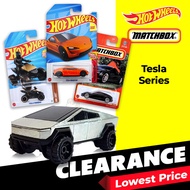 1:64 Scale Diecast Car Model Tesla Series HW Car Toys Collectibles Vehicle Kereta Mainan Diecast Cyb
