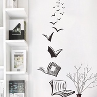 1PCS books textbooks thought bedroom living room entrance dormitory home decoration wall stickers se