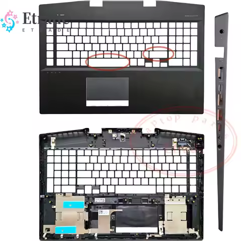 New Original For HP OMEN 5 Plus 17-CB TPN-C144 Series Laptop Palmrest Upper Case Cover Keyboard Beze