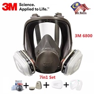 [Ready Stock-KL] 7in1 Full Set 3M 6800 Full Facepiece Respirator