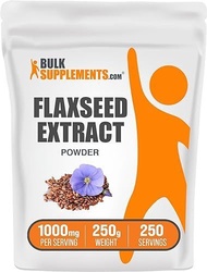 ▶$1 Shop Coupon◀  BULKPLEMENTS.COM Flaxseed Extract Powder - Flax Seed plement - Vegan Omega 3 pleme