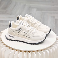 Giày Thể Thao Nữ MWC A212 - Sneaker Nữ Đế Cao Viền Màu Nổi Bật Da Tổng Hợp Bền Đẹp Năng Động