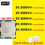 Intel/Xeon E5-2650V4 E5 2660V4 E5 2680V4 E5 2690V4 2658V4 CPU official version LGA 2011-pin processor X99