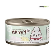 Jolly Cat Gravy Series Fresh White Meat Tuna & Anchovy 80g