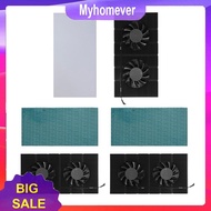 GPU Backplane Radiator Graphics Card Backplane Heatsink PWM Video Memory VRAM Radiator Panel Dual Fa