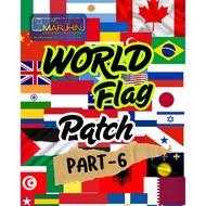 FLAG World Country Patch Iron on Velcro patches customized patch other countries flag- PART 6