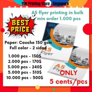 [SG seller] Cheapest A5 Flyer/Brochure PRINTING