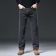 WEIJINSHI | กางเกงยีนส์ขาตรงสำหรับผู้ชายพรีเมียมยืดหยุ่น6855H  6855R