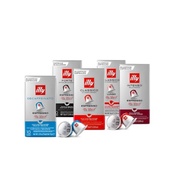 [Illy] Nespresso-Compatible Coffee Capsules 5-Flavor Set, 50 Capsules