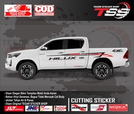 sticker mobil hilux sticker mobil toyota hilux sticker mobil hilux keren sticker motif variasi body