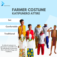 Checked Austee Farmers Costume for Boys Farmer Mixed and Match Katipunero Costume Buwan ng Wika Cost