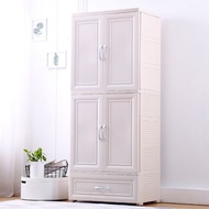 S-T💛Baby Wardrobe Simple Assembly Drawer Storage Cabinet Open Door Children's Small Wardrobe Thickened Plastic Storage O