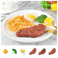 WAY Simulation Steak Model, Western Food Cooking Toys Simulation Kitchen Toy, Good-looking Pretend P