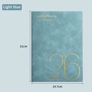 2026 Weekly Planner Notebook Planner Notebook for January 2025 to December 2025 8.2 Inches*5.7 Inche