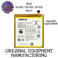 Baterai NOKIA 3 / HE319 / TA1020 / TA1028 / TA1032 / TA1038 battery batre