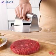 ELO Stainless Steel Grill Press, Round No Rust Smash Burger Press, Steak Burger Stainless Steel Burg