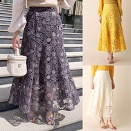 ⚡️限量 日本 opaque clip 刺繡 鏤空 氣質 半截裙