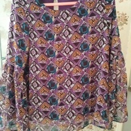 blouse multicolor  poplook