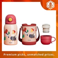 FJbottle Kids Tumbler Water Bottle 400ml With Straw & Bag | 316 Stainless Steel | BPA Free