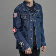 JAKET JEANS MODEL KRAH POLO BORDIRAN WARNA Black Whas Airplane Stewardess Design TOP QUALITY BEST-se