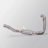 Exhaust Motorcycle Full System Front Link Pipe Carbon Tip Muffler with DB Killer For Aprilia RS660 R
