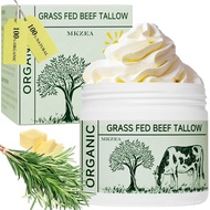 Beef Tallow, Tallow Face Moisturizer, Beef Tallow for Skin, Unscented 100% Organic Beef Tallow Blam 