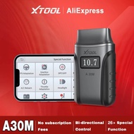 XTOOL A30M OBD2 Scanner Bluetooth Car Diagnostic Tool Automotive Scanner with FCA 26 Resets OBD2 Cod