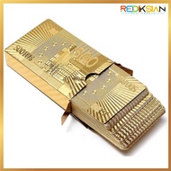 Gold Foil Poker Playing Cards| Luxury Gold Paper Poker Playing Cards