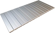 Topre L16 Folding Bathtub Lid, Antibacterial, Ag+, Metallic Gray, 29.5 x 62.8 inches (75 x 159 cm), 