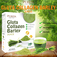 Gluta Collagen Barley Juice supplements glutathione &amp; collagen to help fight aging and brighten skin