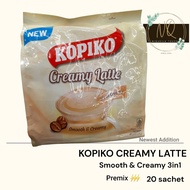 KOPIKO CREAMY LATTE 24gx20s (SMOOTH & CREAMY)