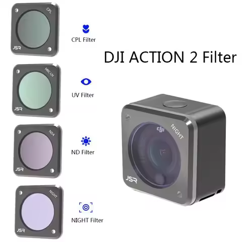 Action 2 Filter UV CPL ND NDPL NIGHT STAR Macro 10X Optical Glass Lens Filters Set For DJI Osmo Acti