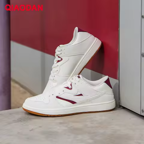 QIAODAN Skateboarding Shoes for Women 2023 Summer New Casual Anti-Slippery Comfortable Convenient Br