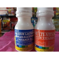 Calcium Lactate+Vitamin D3 /Multivitamin Vitamin B12  100tablets
