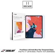 Zeelot PureGlass 2.5D Anti-Blue Ray Tempered Glass Screen Protector for iPad Pro 11" (2018-2022)/iPadAir10.9"(2020/2022)