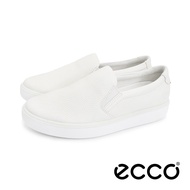 ecco (Women) SOFT 60 W Classic Leather Slip-On Casual Shoes Women's Shoes-White