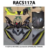 Cover Set Rapido Y15ZR V1 V2 Yamaha MX-King (22) Crystal Color Yellow White Sparkling Accessories Mo