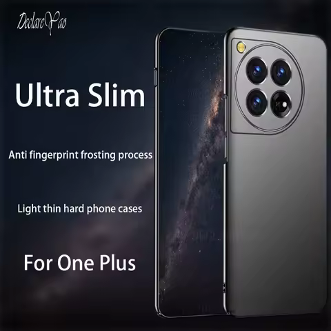 DECLAREYAO Original Ultra Slim Hard PC Matte Phone Case Covers For OnePlus 12 11 Ace 2 Pro One Plus 