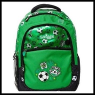 Smiggle Classic Backpack Original Football Soccer Green Elementary School Bag