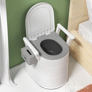 Portable Commode for Elderly, Mobile Toilet for Pregnant Women, Odor-Proof Home Use for Seniors, Dis