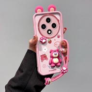 Ốp điện thoại mềm Cho Oppo F27 Pro + 5G Trường Hợp Oppo F27 Pro 5G 3D tai hoạt hình TPU điện thoại c