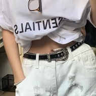 LimeLight Rivet Carved INS Must-Have Belt Female Y2K Boys Y2K BEL-062 Y2K Belt