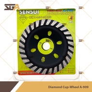 SENSUI 4" 102mm Turbo-Roar Diamond Cup Wheel Angle Grinder Cut Wheel A-909
