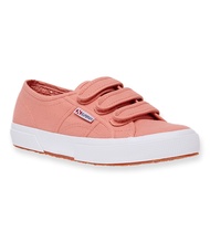 Superga - 2750-COT3STRAPU Rose Lobster Dark Pink Velcro Sneakers Sepatu Wanita