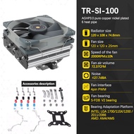 Thermalright Bộ Tản Nhiệt ARGB Trắng SI-100 6 Ống Dẫn Nhiệt Bộ Tản Nhiệt CPU AGHPIII Cao 100Mm Intel