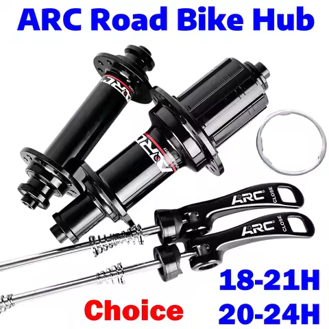 ARC Road Bike Hub Hub 4 pawls 48 clicks Front 100 Rear 130 NBK Bearing Hub 20 24 Holes Bicycle Hub V