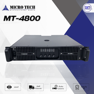 (ใช้โค้ดลดอีก10%)  MICROTECH MT-4800 เพาเวอร์แอมป์ คลาส H  แอมป์ขยายเสียง 4CH กำลังวัตต์ 800W ที่ 8 
